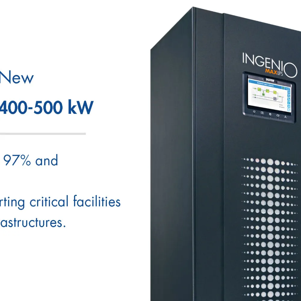 Borri lanseaza noul UPS Ingenio MAX 400-500 kW