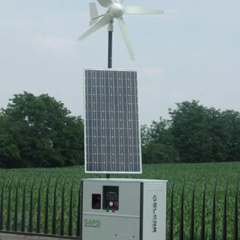 Generator ELCOS SAPS hibrid Solar-Eolian-Hidro-Diesel ca solutie Off-Grid