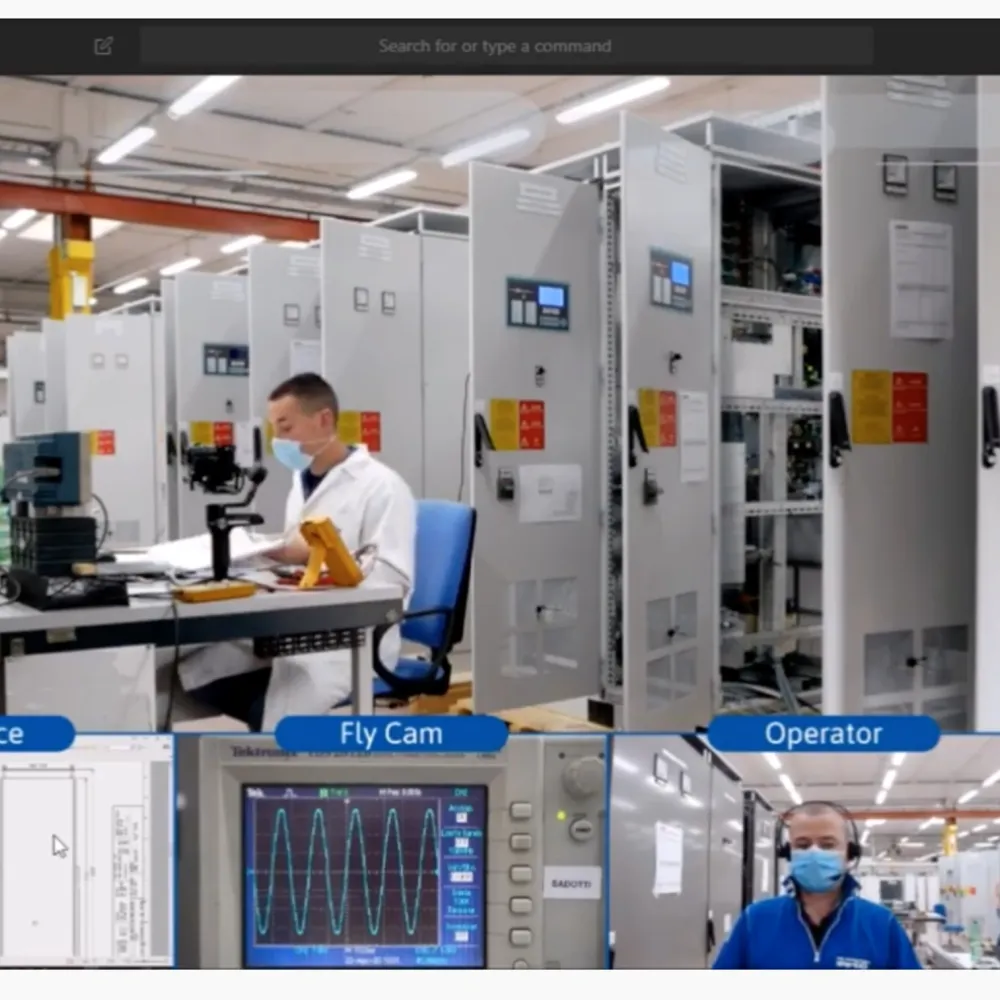 Teste de fabrica (FAT) prin Live Streaming - inovatie BORRI