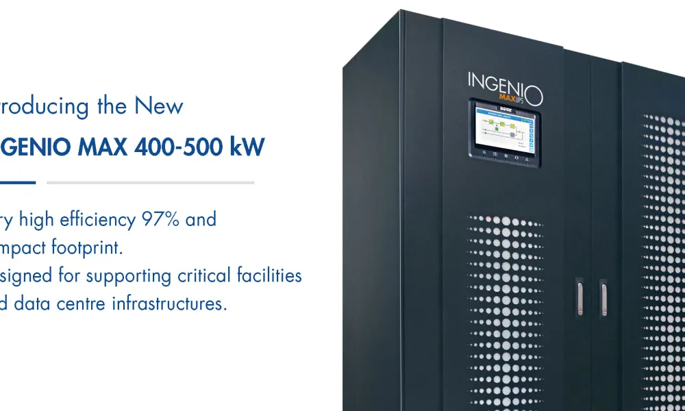 Borri lanseaza noul UPS Ingenio MAX 400-500 kW